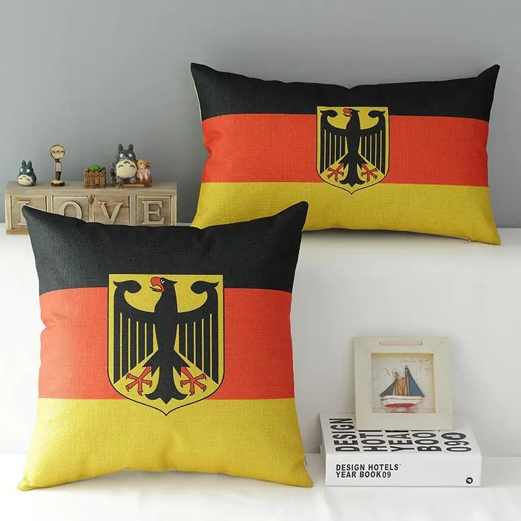 

Flag pillow cover, German national flag Eagle throw pillow case pillowcase wholesale