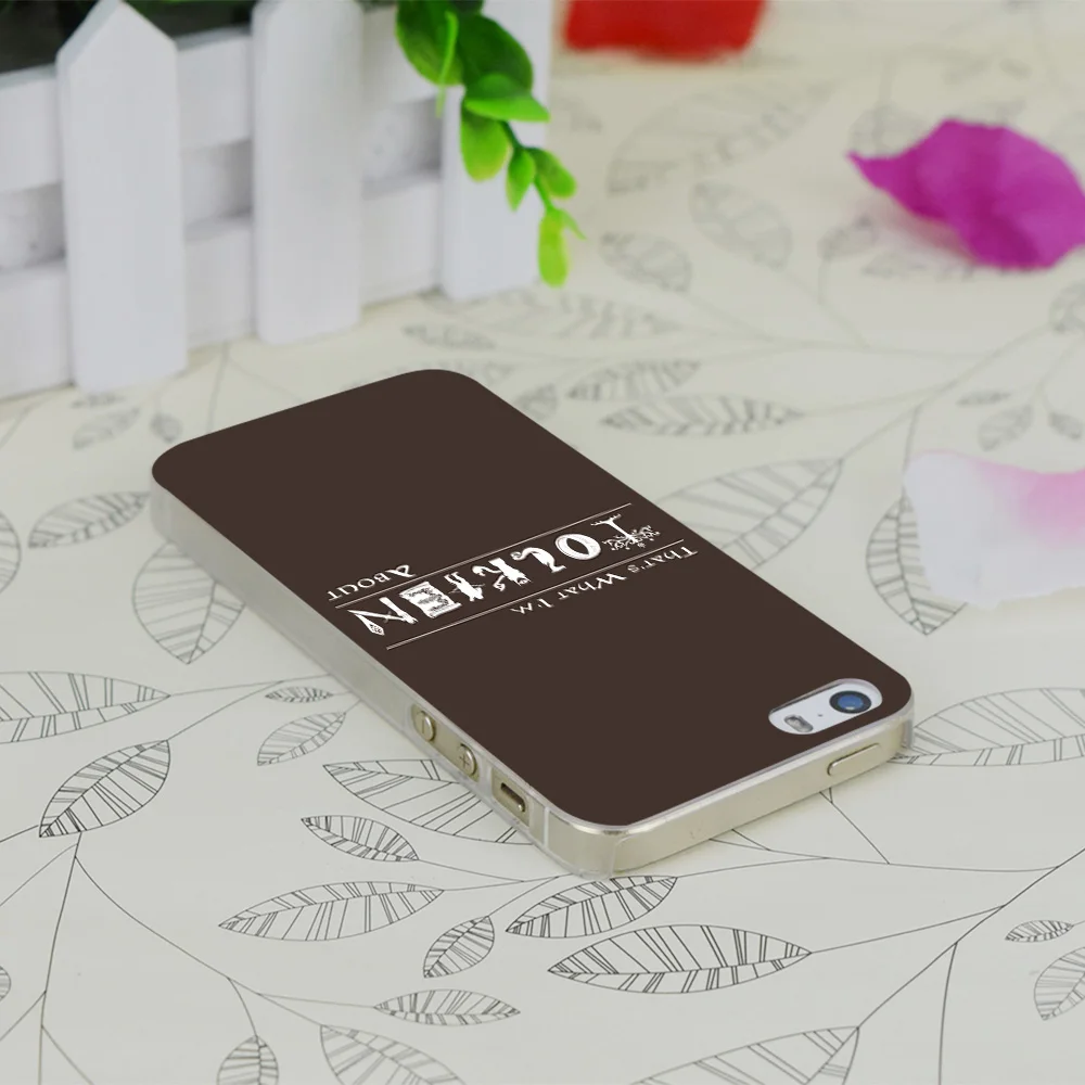 C2342 What I'm Tolkien About Transparent Hard Thin Case Skin Cover For Apple IPhone 4 4S 4G 5 5G 5S SE 5C 6 6S Plus |