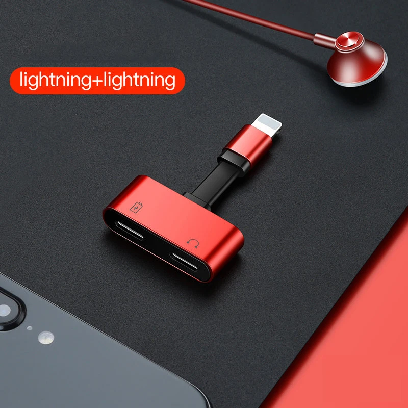 Suntaiho адаптер для освещения наушников 2 в 1 iPhone 7 8 Plus X Зарядное устройство сплиттер
