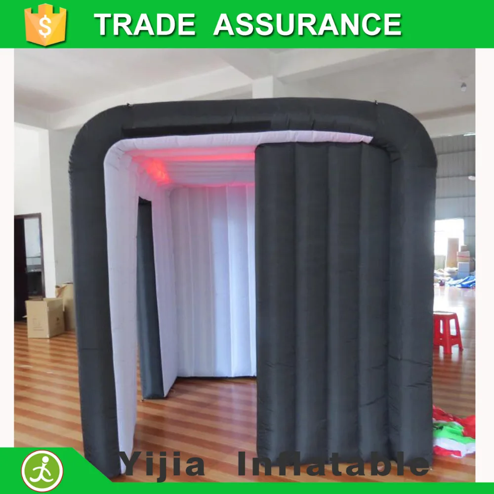 

New Design custom inflatable cabine tent photo booth inflatable with led light