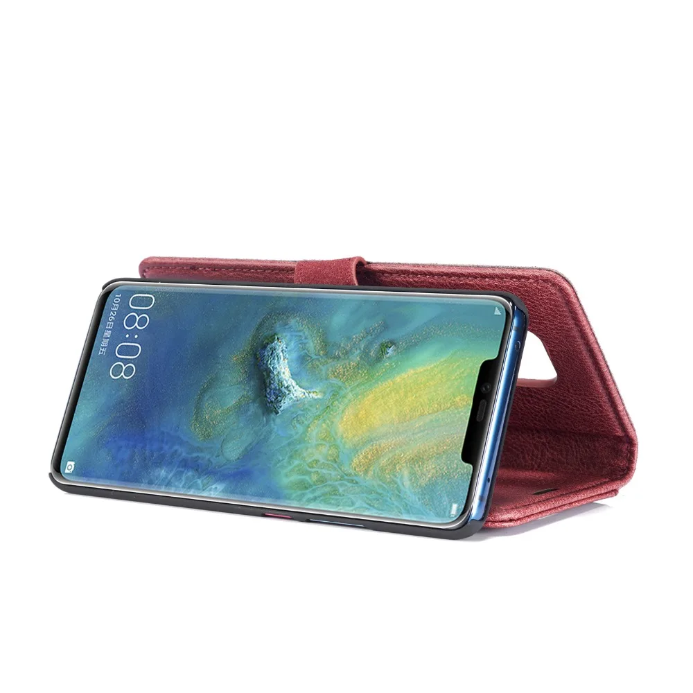 Sinbeda DG.MING для Huawei Mate 20 Pro чехол из натуральной воловьей кожи кошелек Магнитный