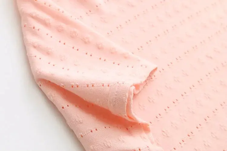 Женская футболка с коротким рукавом LUNDUNSHIJIA розовая хлопковая Футболка вырезами