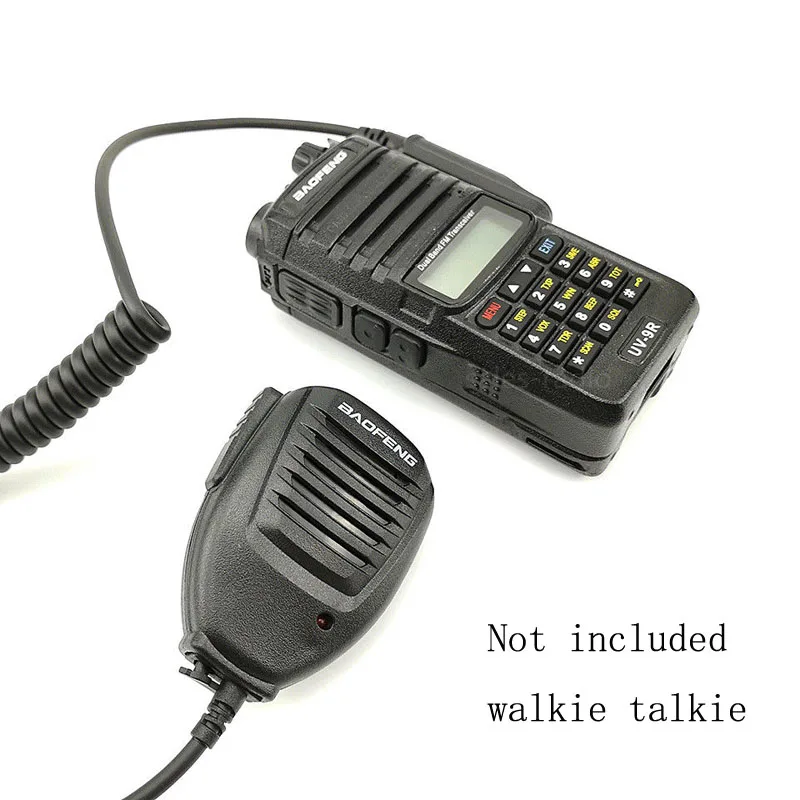 PTT Mic Динамик микрофон для Baofeng BF-UV9R UV9R BF-A58 A58 UV-XR GT-3WP BF-9700 UV-9R Плюс Радио иди и болтай Walkie Talkie