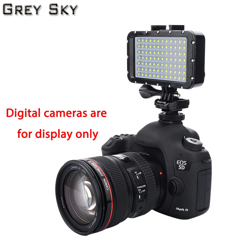 Для Gopro Hero7 6 5 3 SJCAM SJ5000 Xiaomi yi Mijia EKEN H9 Action/SLR Camera подводный свет для фотографии