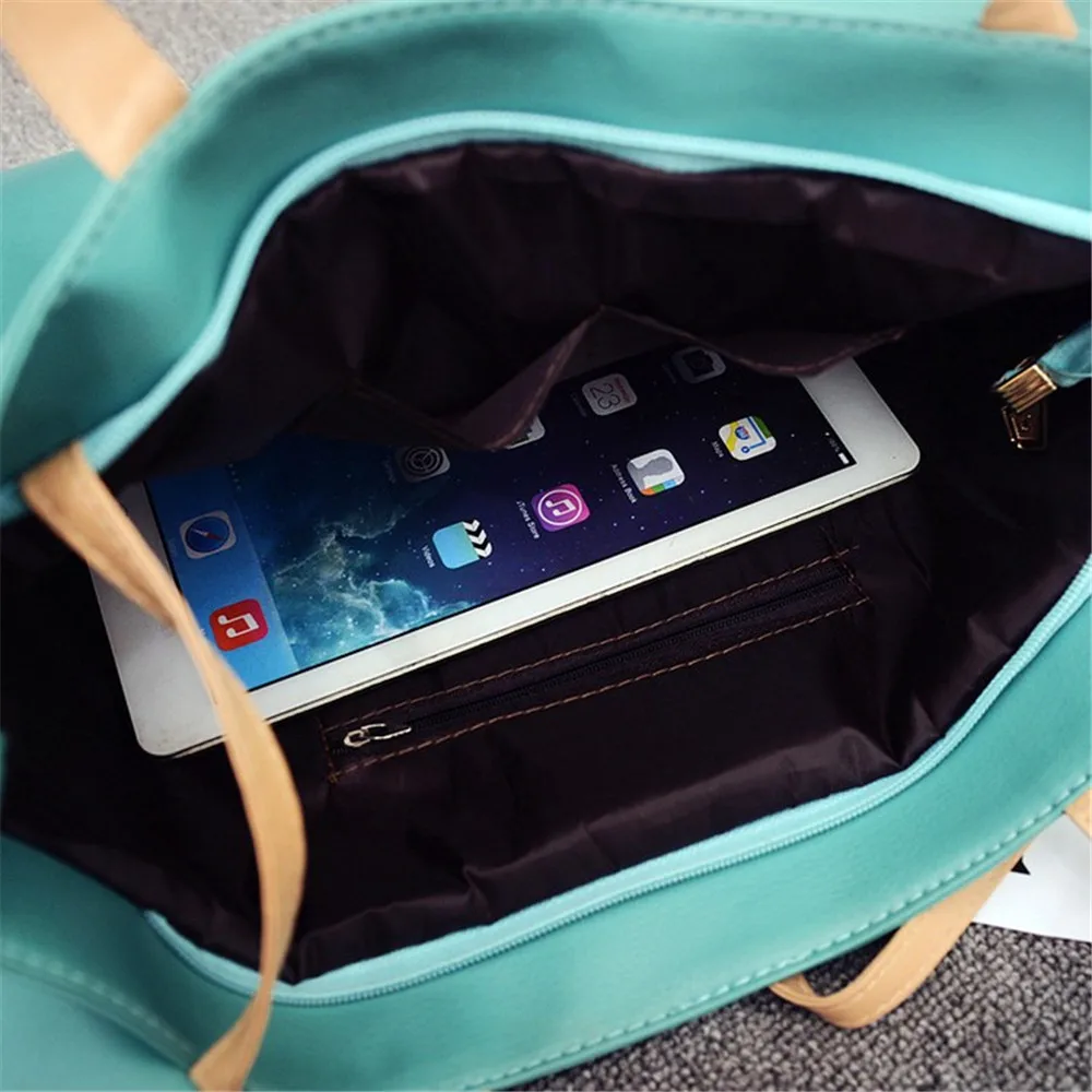 1pc Candy Color Messenger Bags Shoulder Handbag Large Capacity Purse Female Causal Satchel Totes for Daily Shopping Women Travel | Багаж и