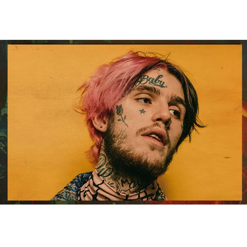 Уютный момент XXXTentacion плакат lil peep хип хоп художественный крафт бумага винтажная