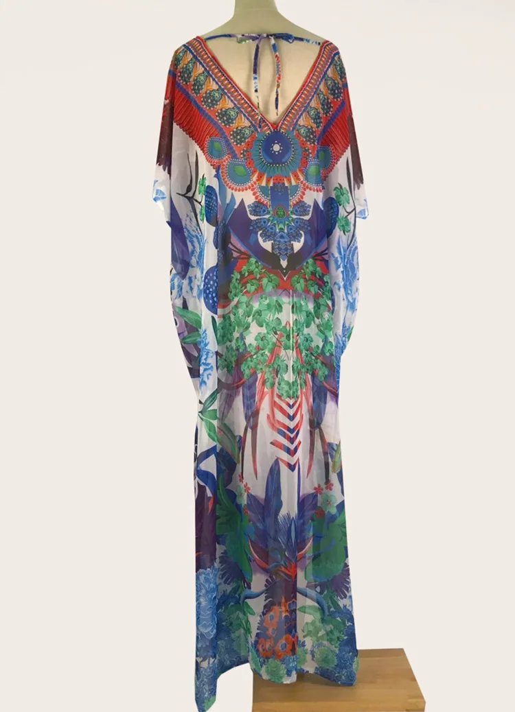 Женский купальник-бикини с треугольным вырезом и коротким рукавом цветочным