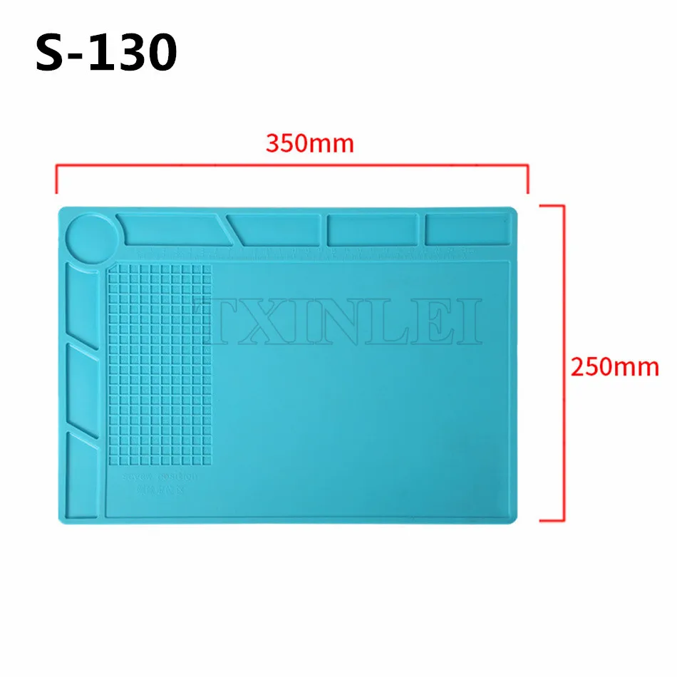 35x25 см Теплоизоляционный силиконовый коврик Настольный ремонтная платформа для