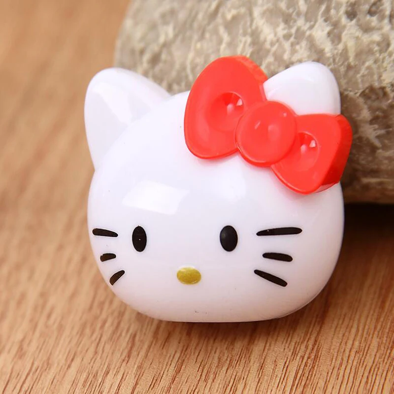 Kawaii, милая головка hello kitty, точилка для карандашей с одним отверстием, для офиса, школы, поставка карандашей, точилка для карандашей, детский подарок