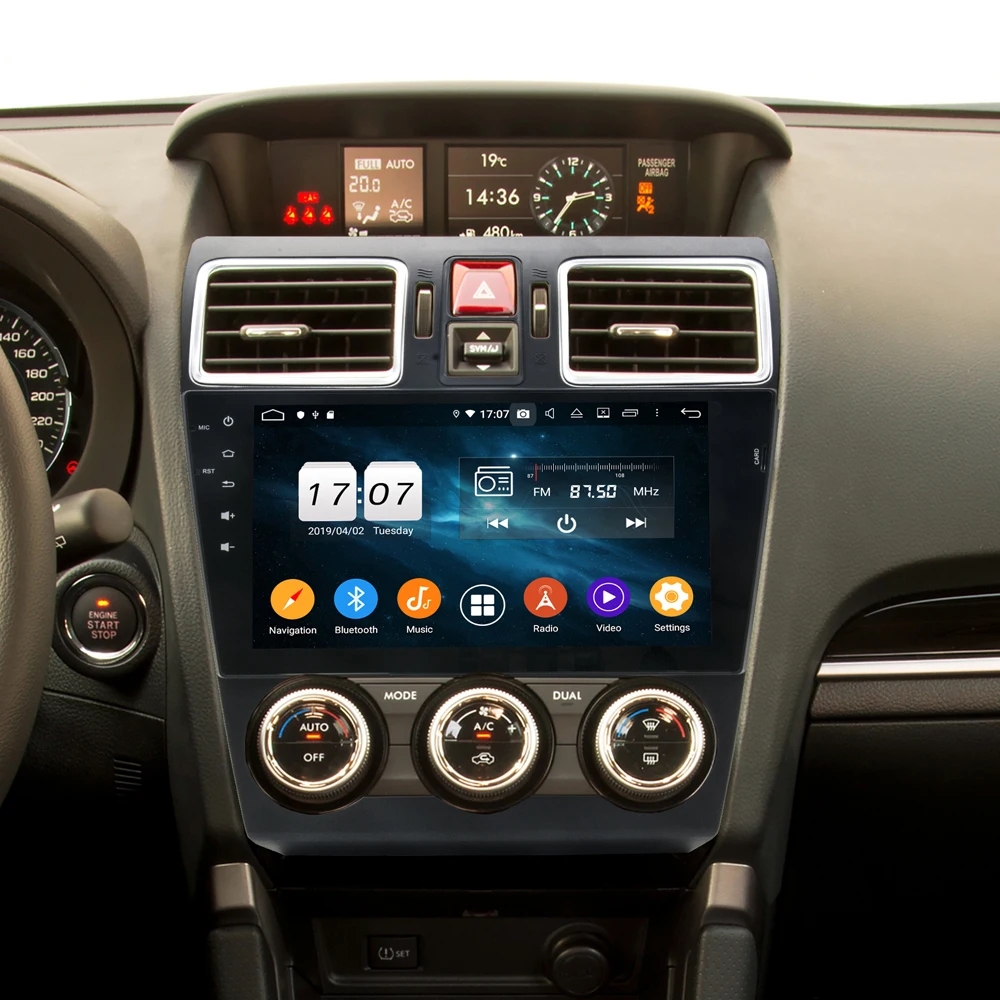 Автомагнитола Owtosin мультимедийный видеоплеер навигация GPS Android 9 0 для Subaru Forester/Subaru