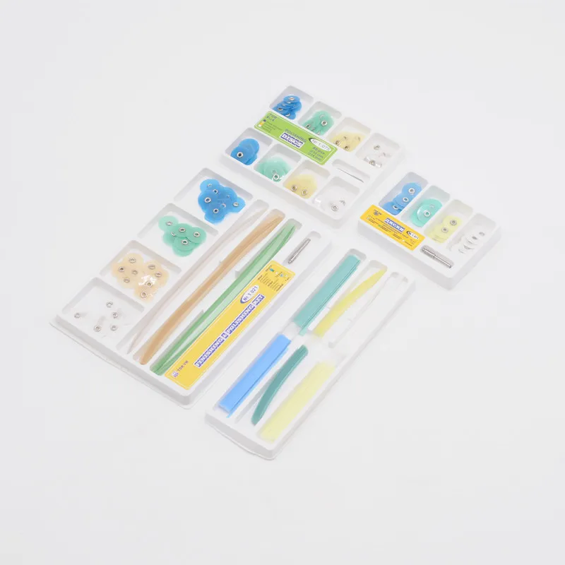 Полимерный материал для наполнения зубов полировальные диски полоски набор