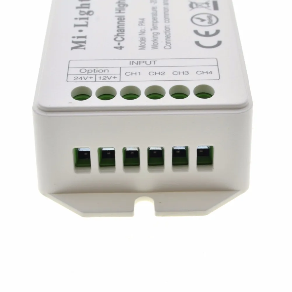 Новый светодиодный Усилитель мощности MiLight PA4 DC12V 24V 4 канала 6A/CH высокое качество