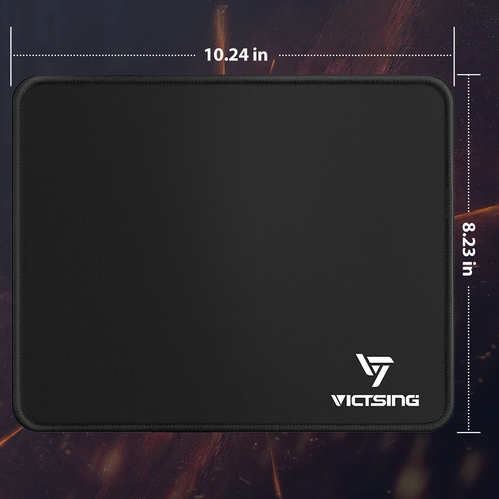 Коврик для мыши VicTsing Gaming с прошитыми краями коврик текстурированной