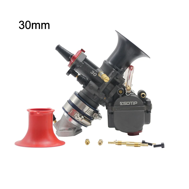 30mm black ZSDTRP YD28mm YD30mm Yoshimura Motorcycle Competitive Carburetor with Power Jet for Suzuki for Yamaha Buggy Quad GoKart Pit Bike - Цвет: 30mm black