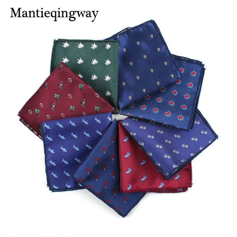 Mantieqingway 25*25 см бренд мультфильм собака и встряхивание автомобиль шаблон Платок