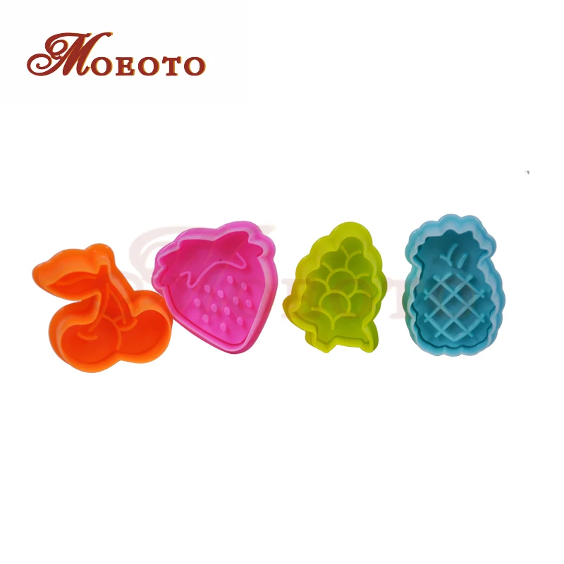 Mp-5 Симпатичные Фрукты пластиковый толкатель набор печенья классические