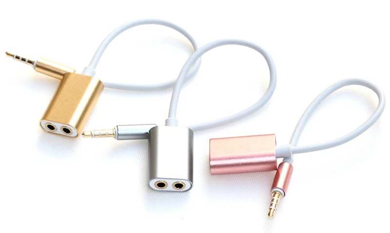 

16cm 3.5mm jack Stero male to Dual Female Audio splitter Cable