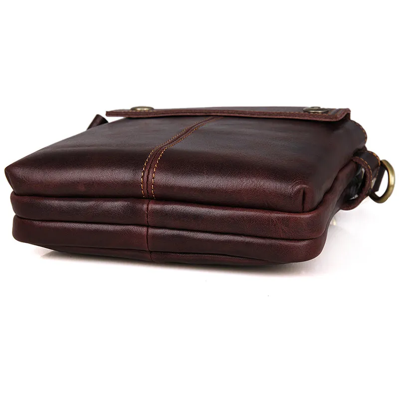 Известный бренд натуральная коровья кожа Коричневая модная деловая сумка через