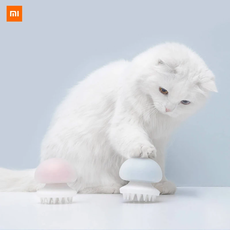 Xiaomi Mijia Youpin кошка Массажная расческа Медузы модель еда силиконовый класс отрицательных ионов антистатические влажные и сухие использование