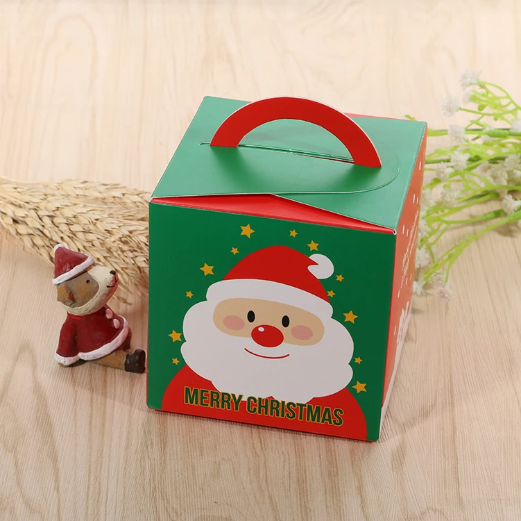 

30 Square Christmas Candy Box,Christmas Chocolate Cookie Bakery Gift Box C1102B