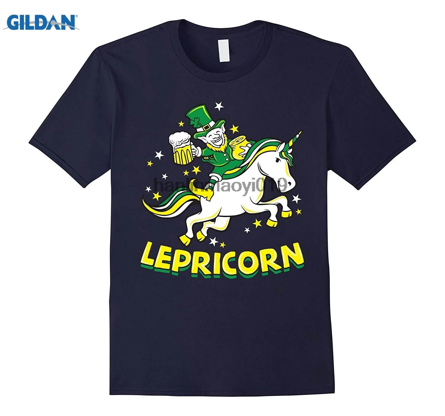 GILDAN Lepricorn Funny Leprechaun Единорог День Святого Патрика рубашка | Мужская одежда