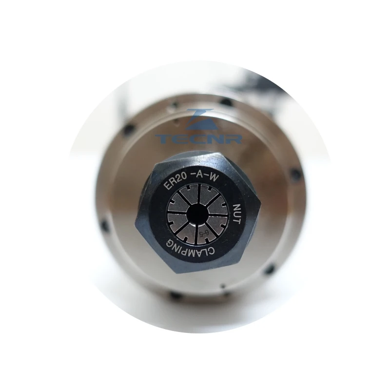 TECNR 4 подшипника 3 КВТ электродвигатель шпинделя с водяным охлаждением 220 В 380