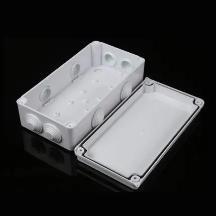 ABS пластик IP65 водонепроницаемая распределительная коробка DIY наружная электрическая Соединительная коробка кабельный филиал коробка распределительная коробка питания