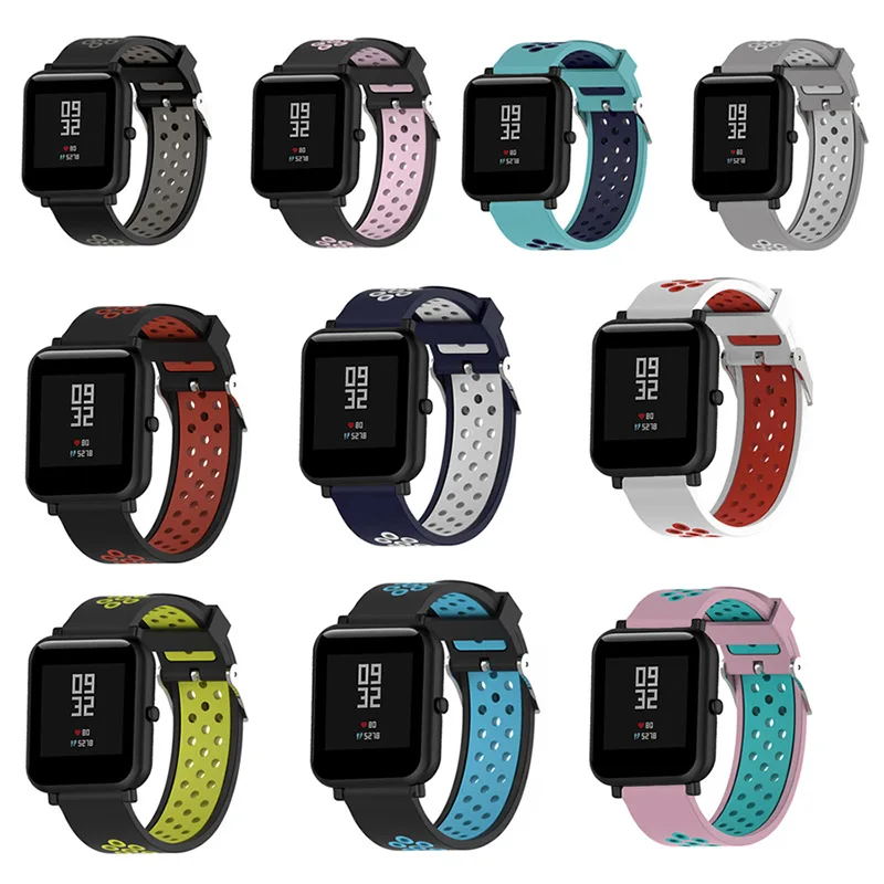 Ремешок 20 мм для наручных часов Xiaomi mijia кварцевый браслет смарт Garmin vivoactive3