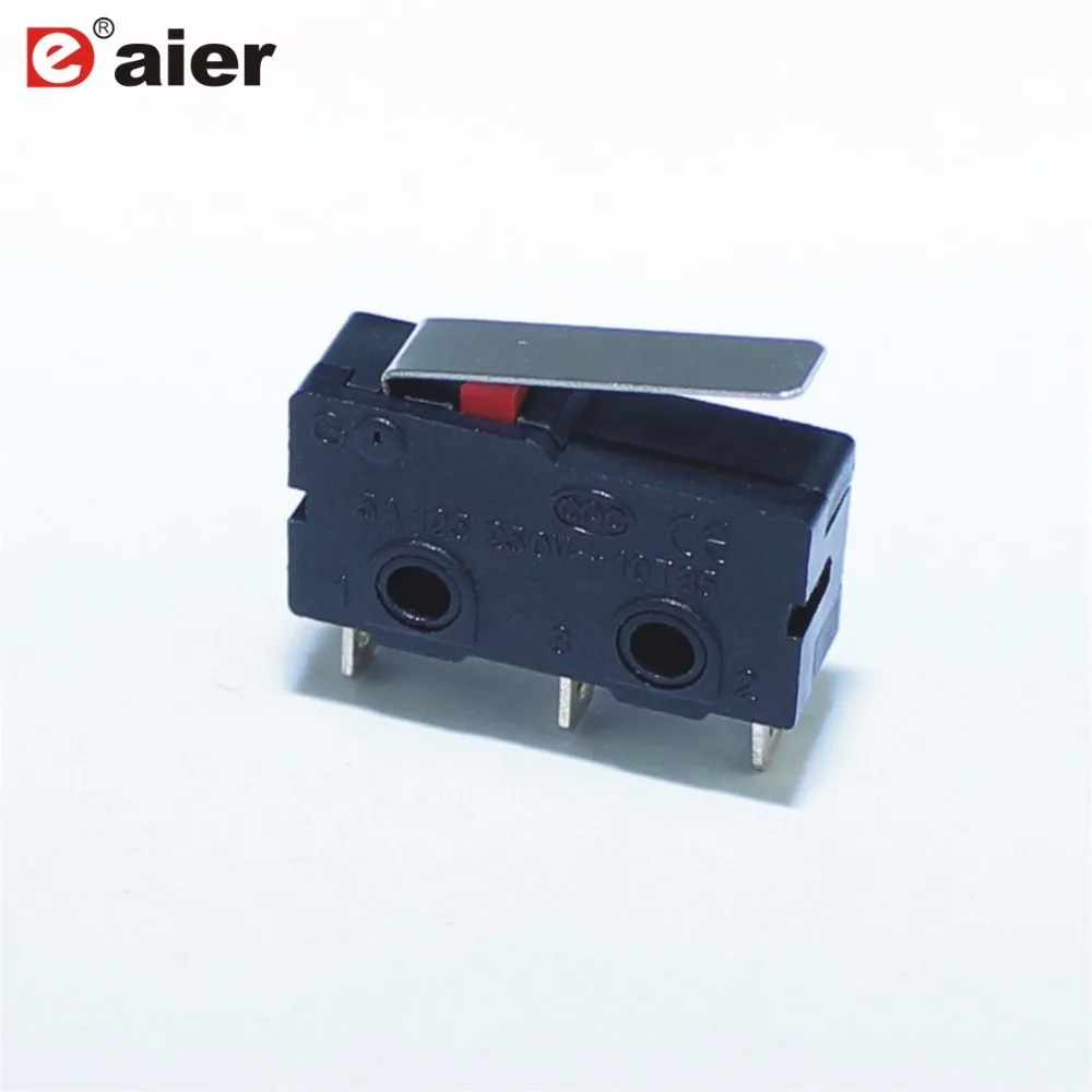 10 шт./лот Micro Switch 150GF короткий Шарнирный Рычаг припоя терминал 3 Pin SPDT Mini Siwtches для концевого переключателя черный 5A 125VAC KW4-Z2
