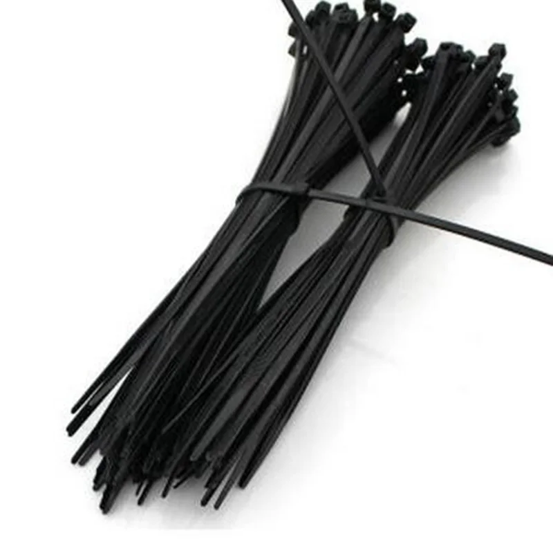 

Self-Locking Nylon Cable Ties M3X150MM 15Pcs/Pack Cable For Wires Tidy Black Accessories