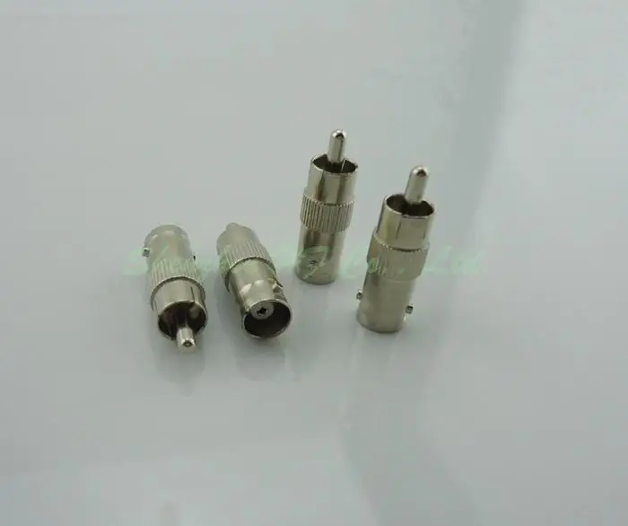 100 шт. оптовая Разъем BNC женский на RCA штекер КОАКСИАЛЬНЫЙ Адаптера для CCTV RG59
