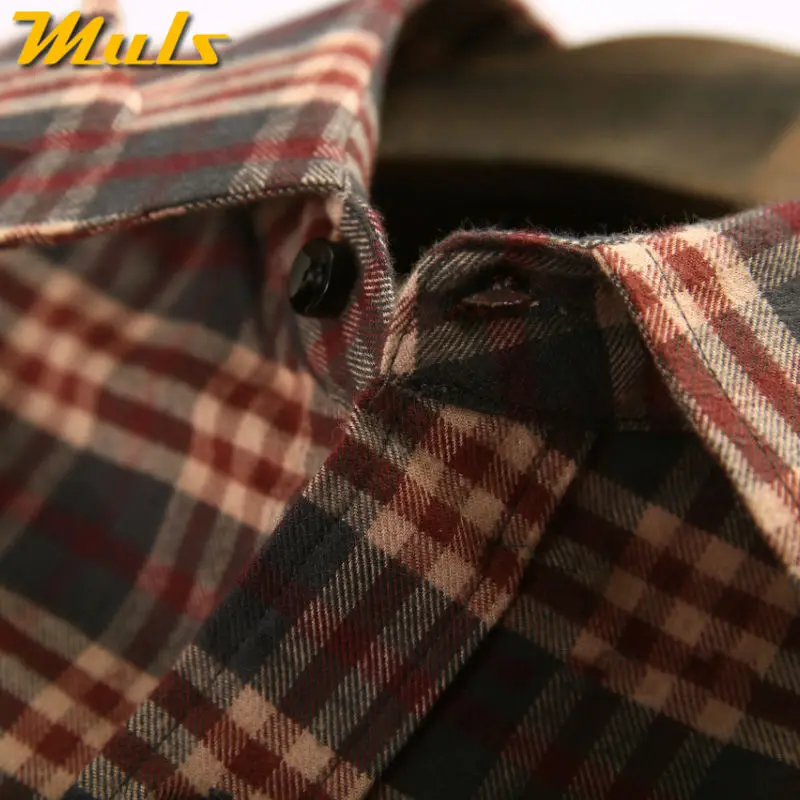 Рубашка мужская с длинным рукавом х/б в шотландскую клетку|plaid shirt men|male shirtmale styles |