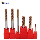 5 шт. HRC60 4 Флейта 1 мм 1,5 мм 2 мм 2,5 мм 3 мм 4 мм 5 мм 6 мм 8 мм Концевая фреза режущий сплав Карбид фрезерование Вольфрамовая сталь фреза