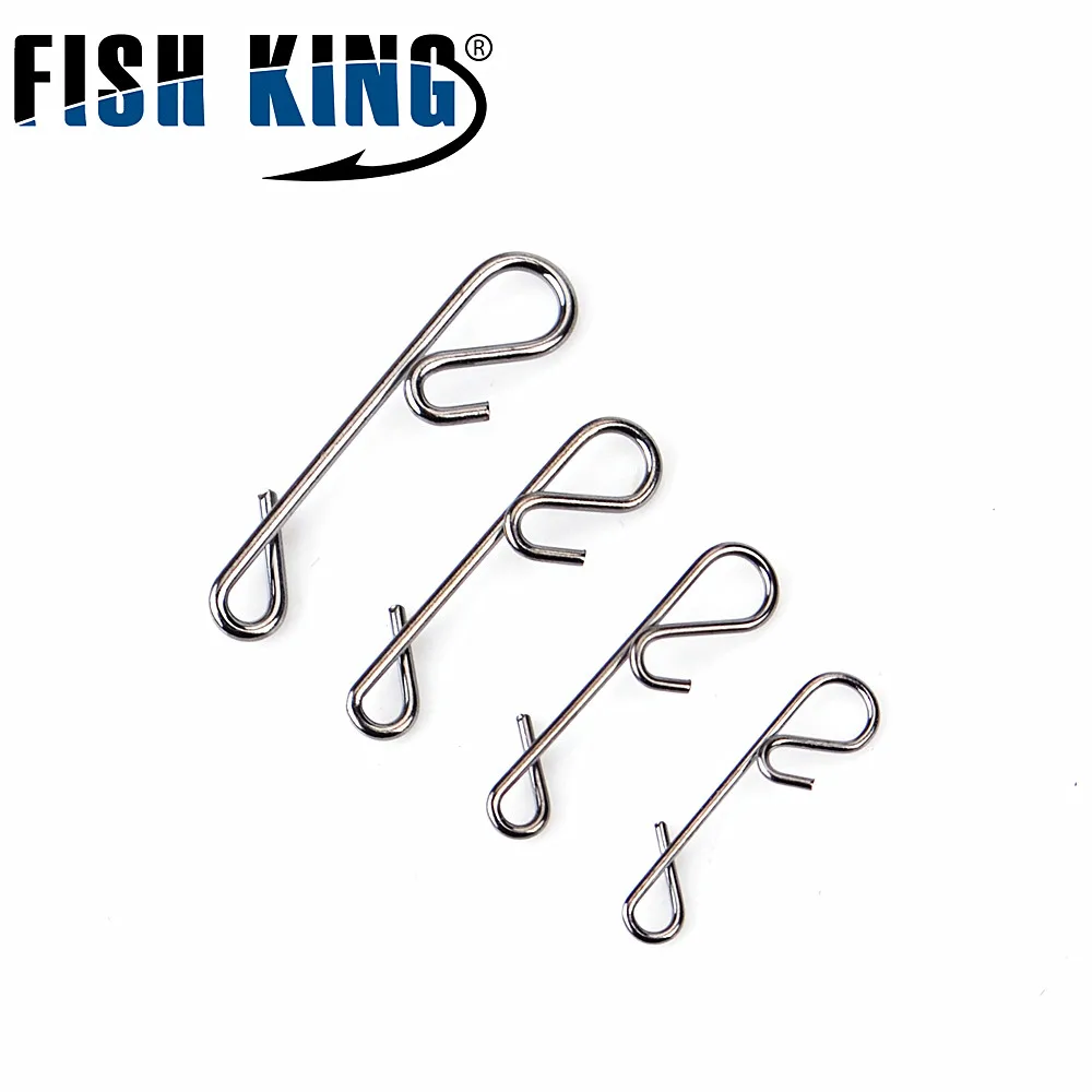 FISH KING 1 упаковка (5 шт.) S M L XXL вертлюг из нержавеющей стали для рыбалки обмотка