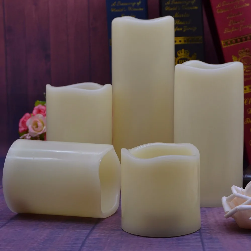 5 упак. к. Крытый Открытый светодио дный светодиодные свечи Непламено