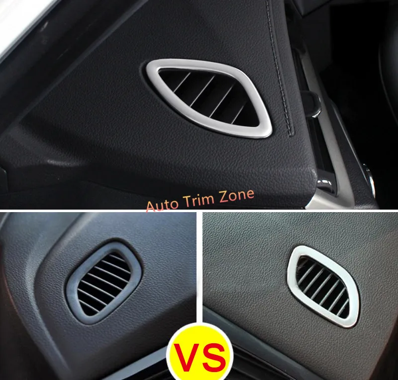 2 шт. ABS Матовая Внутренняя Передняя верхняя вентиляционная Крышка Накладка для