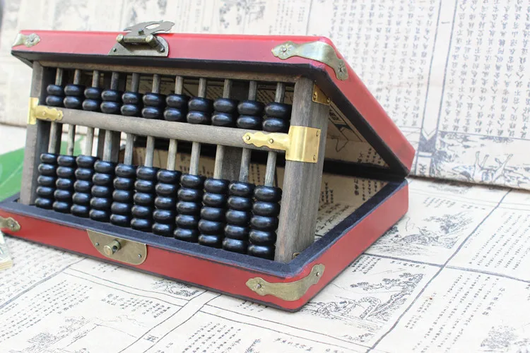 Высококачественный обучающий инструмент из 11 колонок Старое дерево abacus
