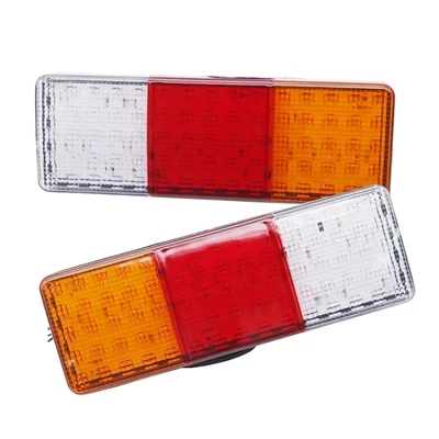 75 LEDS Marlaa 2 шт. 8 19 46 75 светодиодов задний стоп-сигнал для прицепа грузовика караван лодки автомобиля 1 пара 12 В/24 В Ван автомобиля задний сигнальный фонарь - Цвет: 75 LEDS