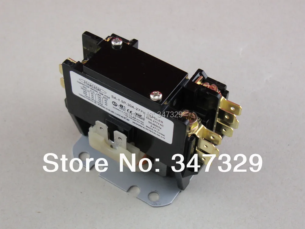 Hvacstar SA-1.5P-30A-277V контактор определенного назначения 1 5 полюс 30FLA 277 В переменного
