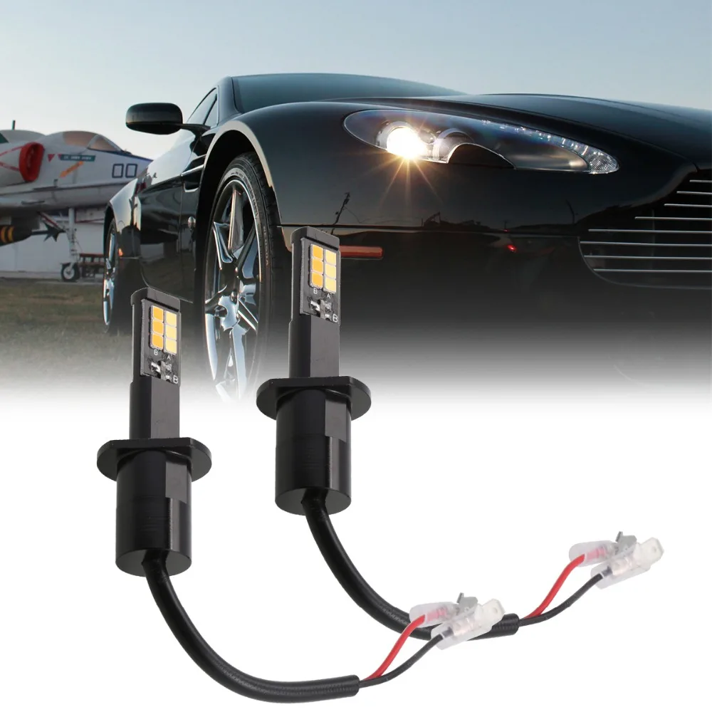 1 pair 9-32V H1 LED Light 180W 18000LM COB Waterproof LED Headlight Bulb 6500K Automatic Headlamp CSP LED chips Bulb