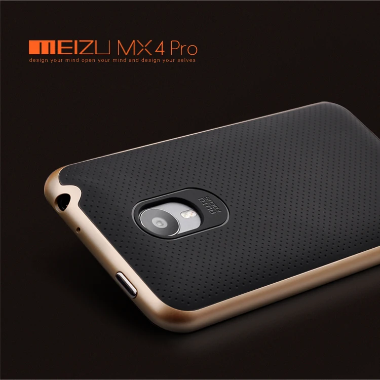 Сверхмощный защитный двухслойный чехол для Meizu MX4 Pro силиконовый ПК гибридный
