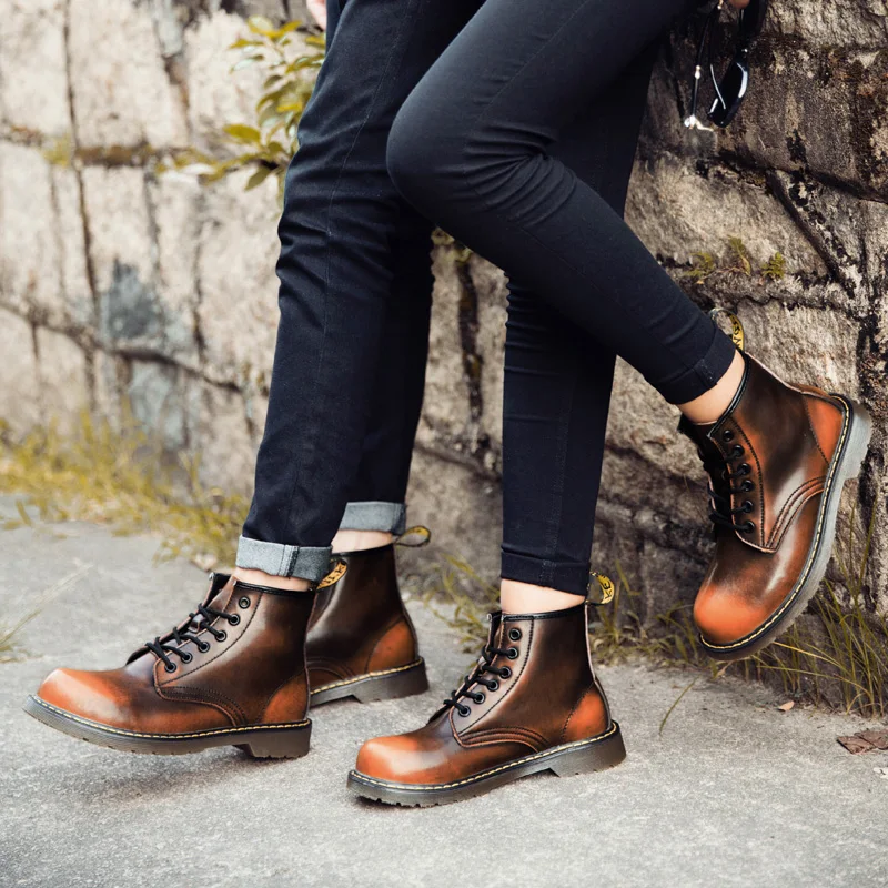 Новинка походная обувь унисекс водонепроницаемая кожаная ботильоны для