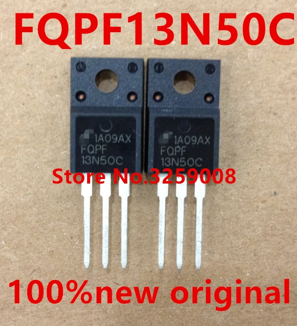 

FQPF13N50C 13A/500V 100%new original 10PCS