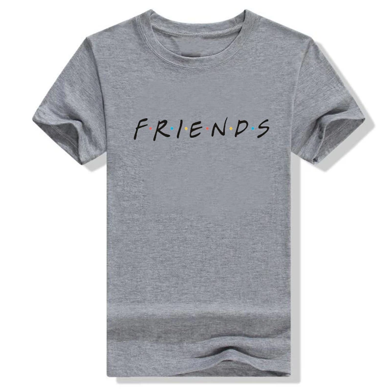 Женская футболка с надписью FRIENDS повседневная забавная для девушек хипстерская