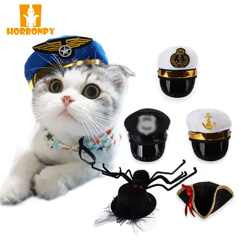 Милая шляпа для собак из мультфильма HORBONPY креативная костюмов кошачьих