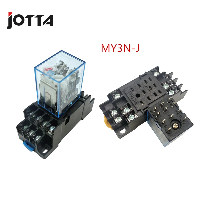 LY2N-J/MY2N-J/MY3N-J/MY4N-J/реле, работающего на постоянном токе 12 В в катушки высокого качества общего назначения DPDT микро мини-реле с розеткой Базовая деталь резцедержателя