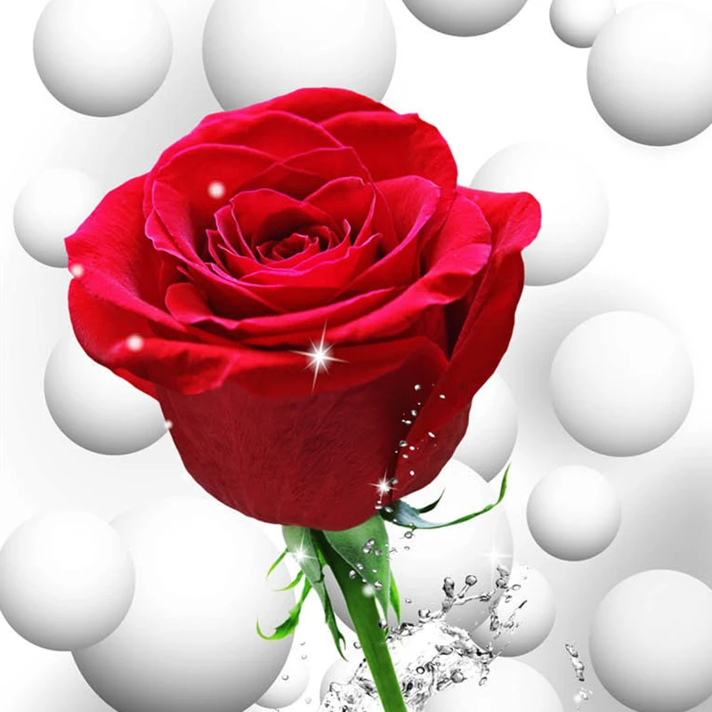 Пользовательские Фото Фреска обои Современная мода 3D бабочка Роза Прихожая