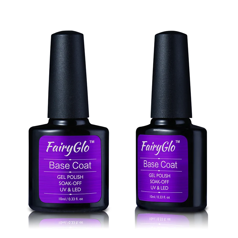 FairyGlo 10 мл Верхний базовый праймер впитывающий УФ гель для ногтей тиснение эмаль