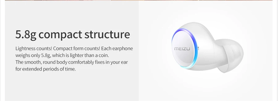 Оригинальные Meizu POP TW50 двойные беспроводные наушники Bluetooth спортивные наушники-вкладыши водонепроницаемые наушники Беспроводная зарядка