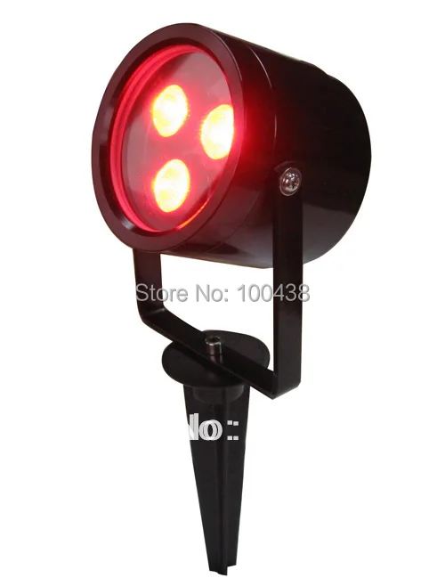 Хорошее качество высокая мощность RGB 9W LED садовый свет с шипами! Спайк